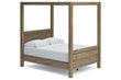 Aprilyn Honey Full Canopy Bed - SET | EB1187-181 | EB1187-186 | EB1187-189 - Bien Home Furniture & Electronics