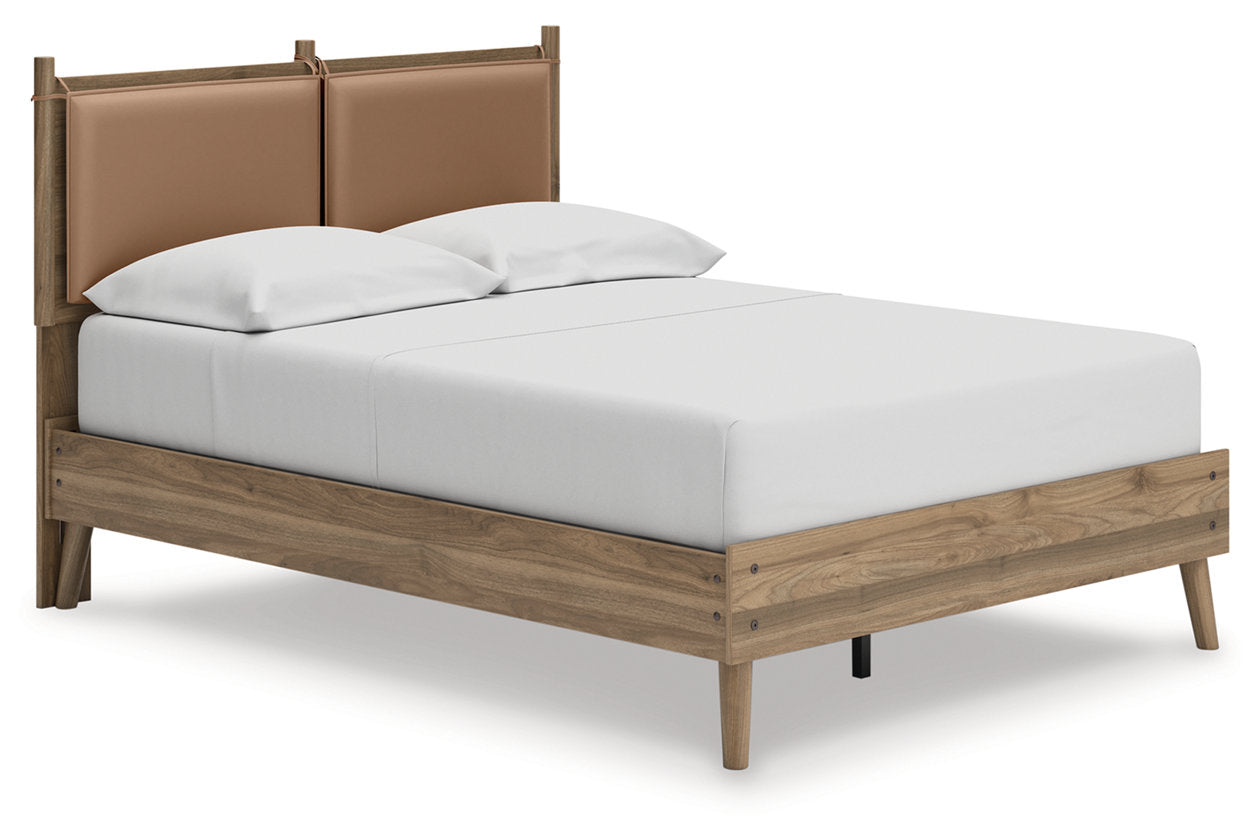 Aprilyn Honey Full Panel Bed - SET | EB1187-112 | EB1187-156 - Bien Home Furniture &amp; Electronics