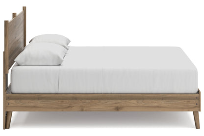 Aprilyn Honey Queen Panel Bed - SET | EB1187-113 | EB1187-157 - Bien Home Furniture &amp; Electronics