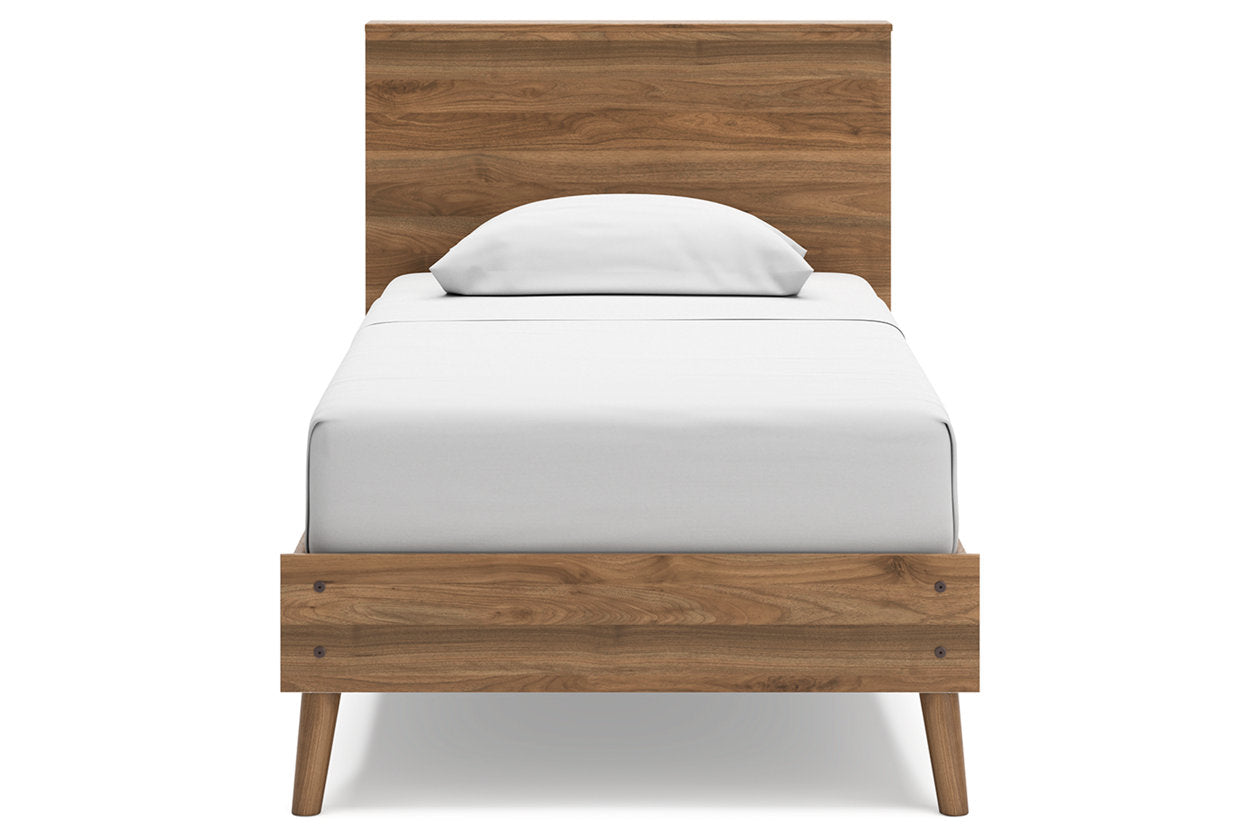 Aprilyn Honey Twin Bookcase Bed - SET | EB1187-111 | EB1187-163 - Bien Home Furniture &amp; Electronics
