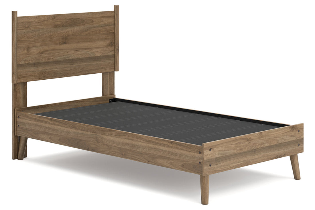 Aprilyn Honey Twin Panel Bed - SET | EB1187-111 | EB1187-155 - Bien Home Furniture &amp; Electronics