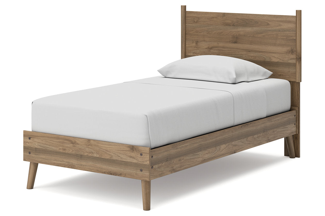 Aprilyn Honey Twin Panel Bed - SET | EB1187-111 | EB1187-155 - Bien Home Furniture &amp; Electronics