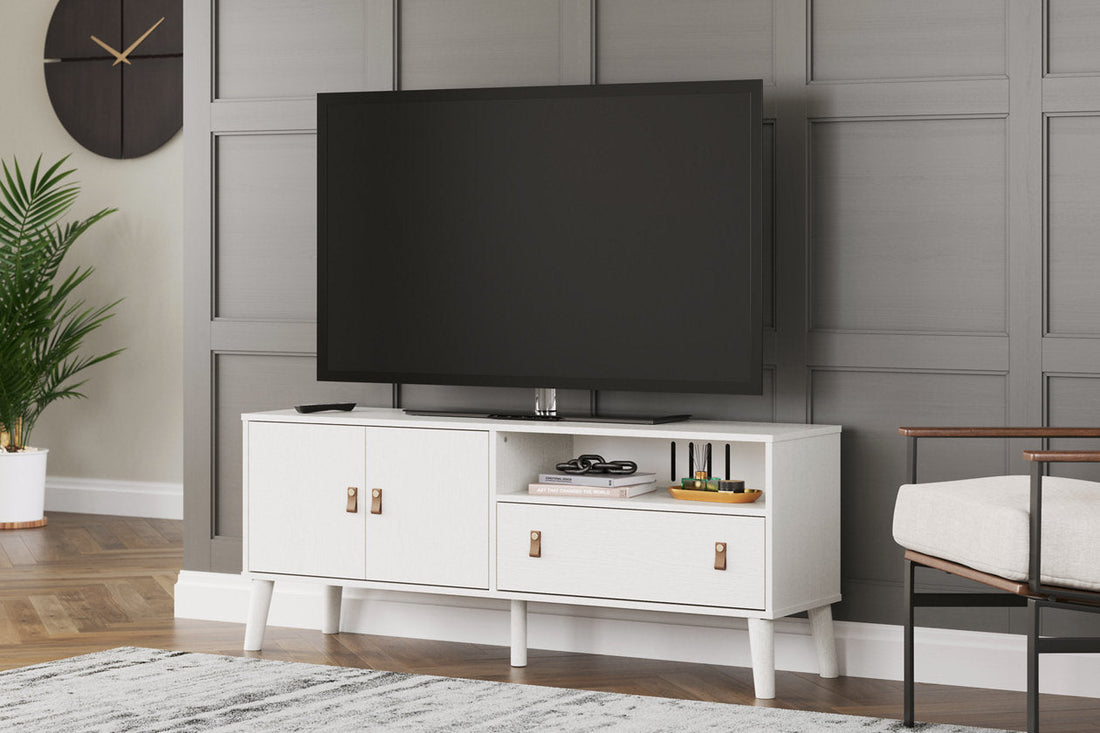 Aprilyn White 59&quot; TV Stand - EW1024-268 - Bien Home Furniture &amp; Electronics
