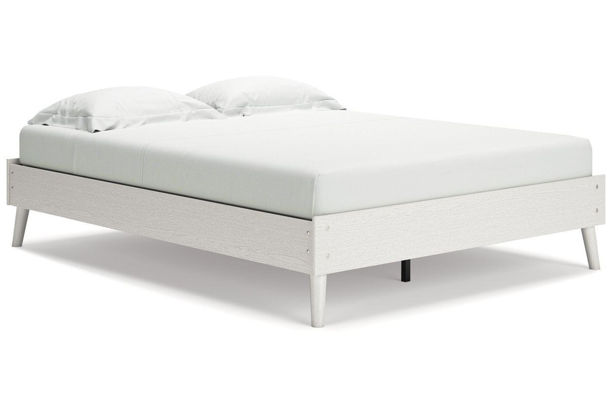 Aprilyn White Queen Platform Bed - EB1024-113 - Bien Home Furniture &amp; Electronics