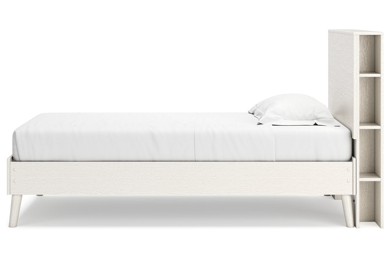 Aprilyn White Twin Bookcase Bed - SET | EB1024-111 | EB1024-163 - Bien Home Furniture &amp; Electronics