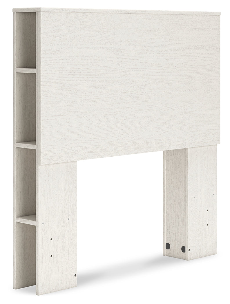 Aprilyn White Twin Bookcase Headboard - EB1024-163 - Bien Home Furniture &amp; Electronics