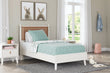 Aprilyn White Twin Panel Bed - SET | EB1024-111 | EB1024-155 - Bien Home Furniture & Electronics