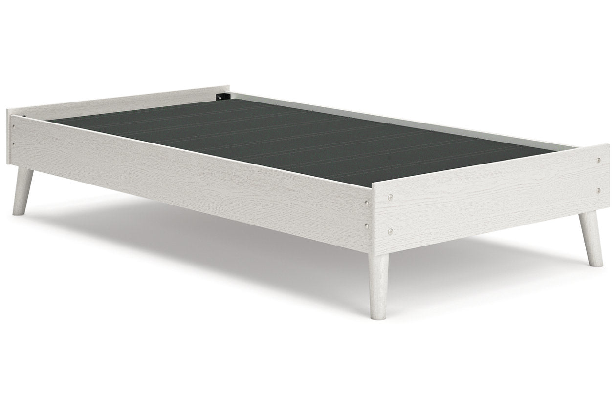 Aprilyn White Twin Platform Bed - EB1024-111 - Bien Home Furniture &amp; Electronics