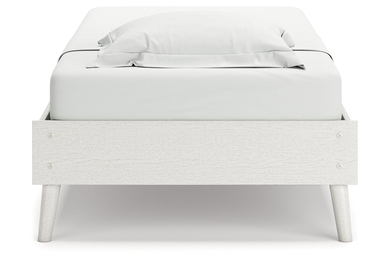 Aprilyn White Twin Platform Bed - EB1024-111 - Bien Home Furniture &amp; Electronics