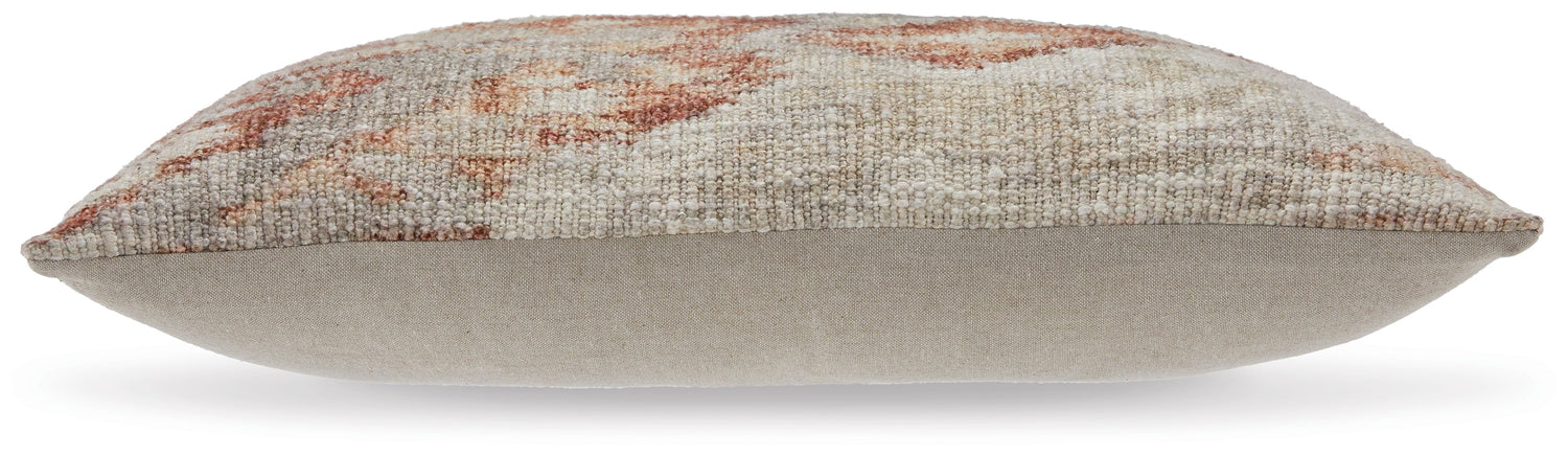 Aprover Rust/Gray/White Pillow - A1001040P - Bien Home Furniture &amp; Electronics