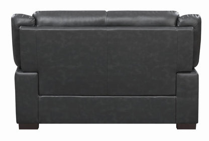 Arabella Pillow Top Upholstered Loveseat Gray - 506592 - Bien Home Furniture &amp; Electronics