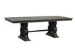 Arasina Dark Pewter Extendable Dining Table - SET | 5559N-96 | 5559N-96B - Bien Home Furniture & Electronics