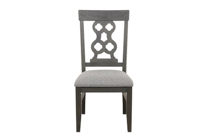 Arasina Dark Pewter Side Chair, Set of 2 - 5559NS - Bien Home Furniture &amp; Electronics