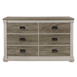 Arcadia White/Weathered Gray Dresser - 1677-5 - Bien Home Furniture & Electronics