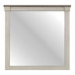 Arcadia White/Weathered Gray Mirror (Mirror Only) - 1677-6 - Bien Home Furniture & Electronics