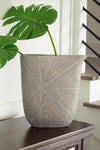 Ardenley Antique Gold Finish Vase - A2000608V - Bien Home Furniture & Electronics
