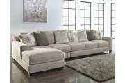 Ardsley Pewter 3-Piece Large LAF Sofa Chaise - SET | 3950416 | 3950467 | 3950446 | 3950408 - Bien Home Furniture & Electronics