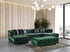 Ariana Green Velvet Double Chaise Sectional - ARIANAGREEN-SEC - Bien Home Furniture & Electronics