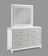 Ariane White/Silver Dresser - B1690-1 - Bien Home Furniture & Electronics
