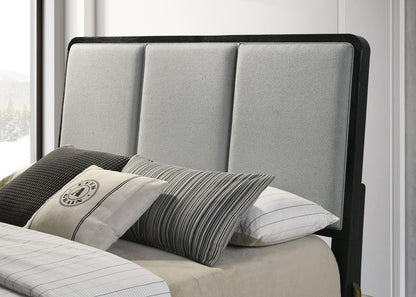 Arini 4-piece Eastern King Bedroom Set Black and Grey - 224331KE-S4 - Bien Home Furniture &amp; Electronics