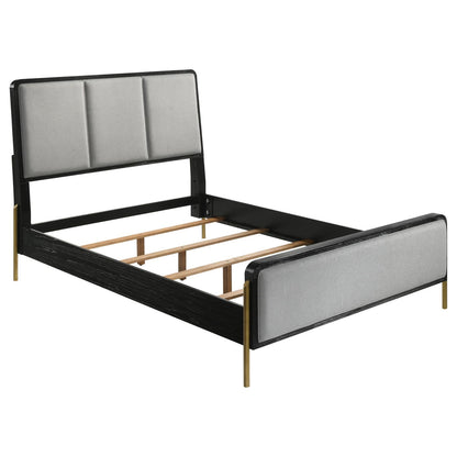 Arini 4-piece Eastern King Bedroom Set Black and Grey - 224331KE-S4 - Bien Home Furniture &amp; Electronics
