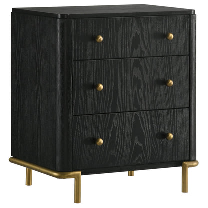 Arini 4-piece Queen Bedroom Set Black and Natural - 224330Q-S4 - Bien Home Furniture &amp; Electronics