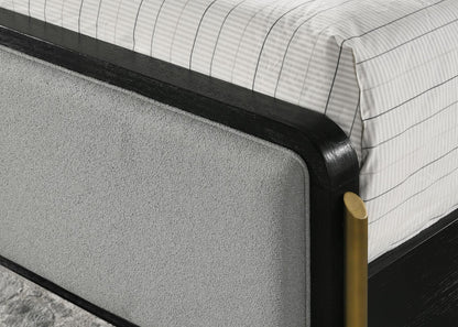 Arini 5-piece Eastern King Bedroom Set Black and Grey - 224331KE-S5 - Bien Home Furniture &amp; Electronics