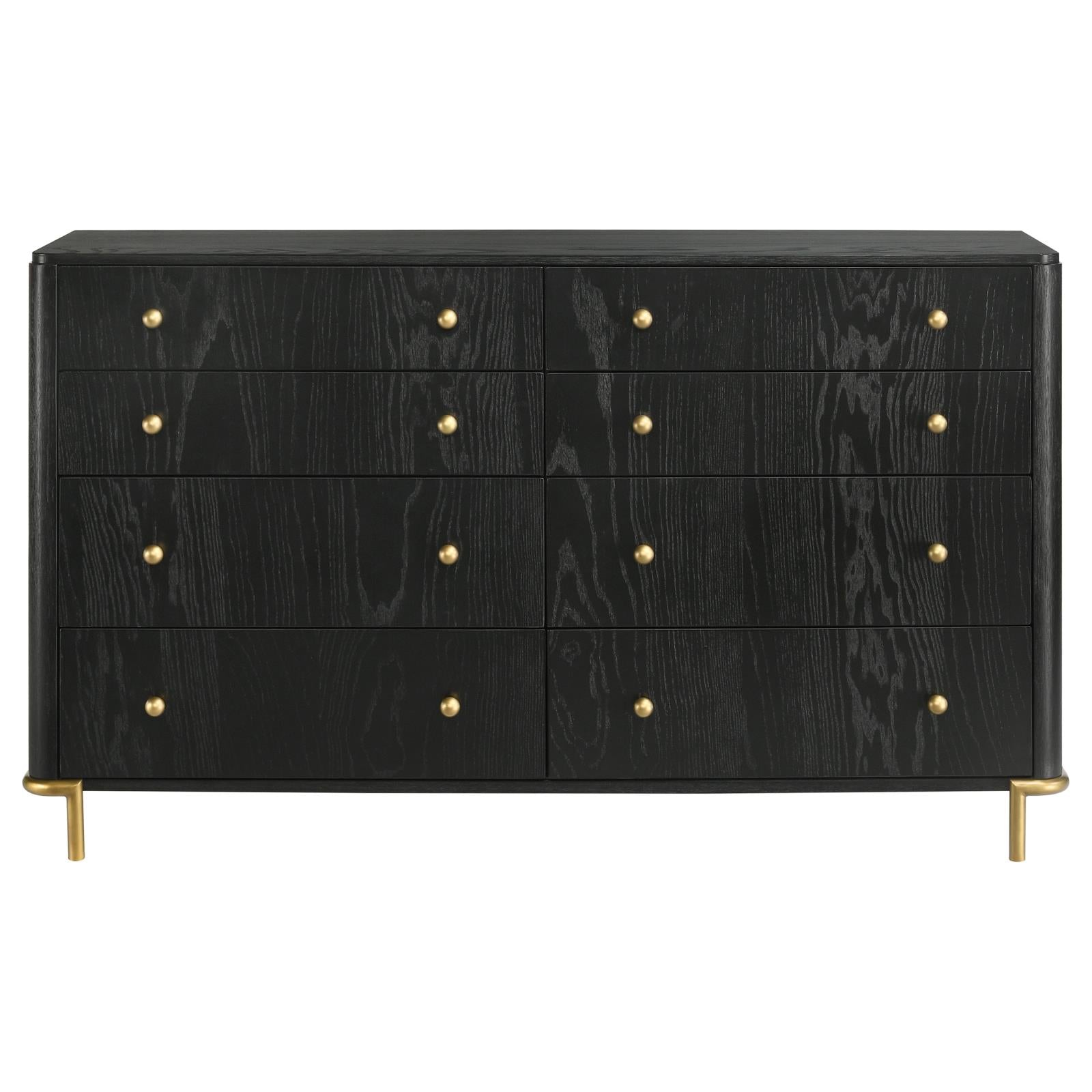 Arini 5-piece Eastern King Bedroom Set Black and Grey - 224331KE-S5 - Bien Home Furniture &amp; Electronics