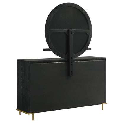 Arini 8-drawer Bedroom Dresser with Mirror Black - 224333M - Bien Home Furniture &amp; Electronics