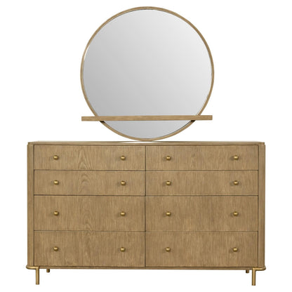 Arini 8-drawer Dresser with Mirror Sand Wash - 224303M - Bien Home Furniture &amp; Electronics