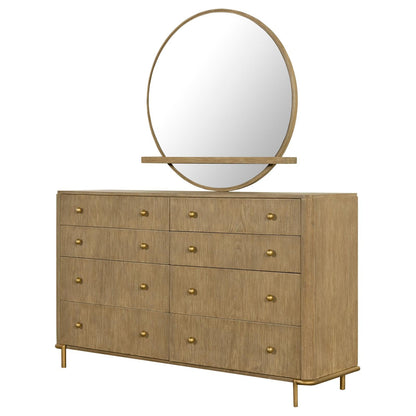 Arini 8-drawer Dresser with Mirror Sand Wash - 224303M - Bien Home Furniture &amp; Electronics
