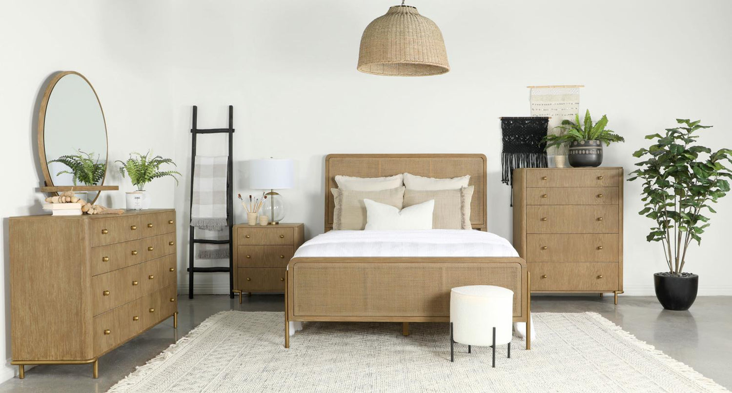 Arini 8-drawer Dresser with Mirror Sand Wash - 224303M - Bien Home Furniture &amp; Electronics