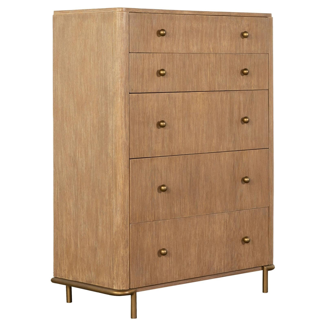 Arini Sand Wash 5-Drawer Chest - 224305 - Bien Home Furniture & Electronics