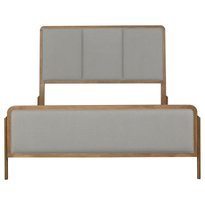 Arini Upholstered Queen Panel Bed Sand Wash/Gray - 224301Q - Bien Home Furniture &amp; Electronics
