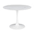 Arkell White 40-inch Round Pedestal Dining Table - 193051 - Bien Home Furniture & Electronics