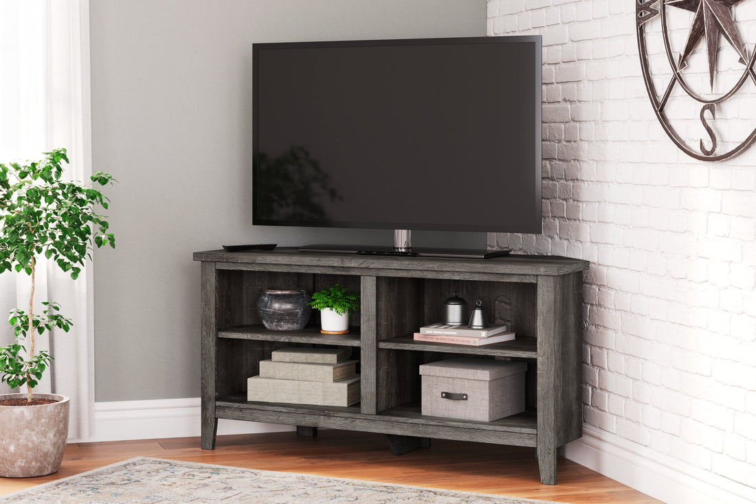 Arlenbry Gray Corner TV Stand - W275-46 - Bien Home Furniture &amp; Electronics