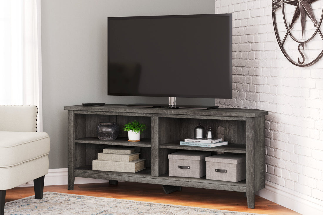Arlenbry Gray Corner TV Stand - W275-56 - Bien Home Furniture &amp; Electronics