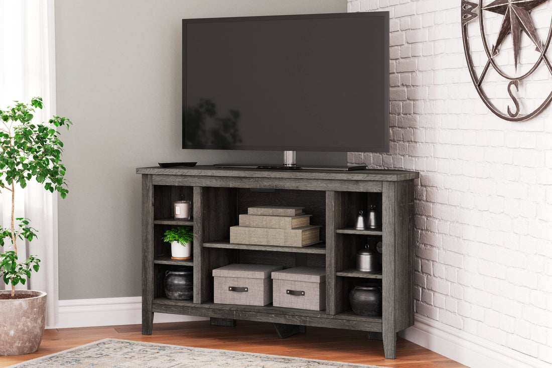 Arlenbry Gray Corner TV Stand - W275-67 - Bien Home Furniture &amp; Electronics