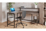 Arlenbry Gray Home Office L-Desk with Storage - H275-24 - Bien Home Furniture & Electronics