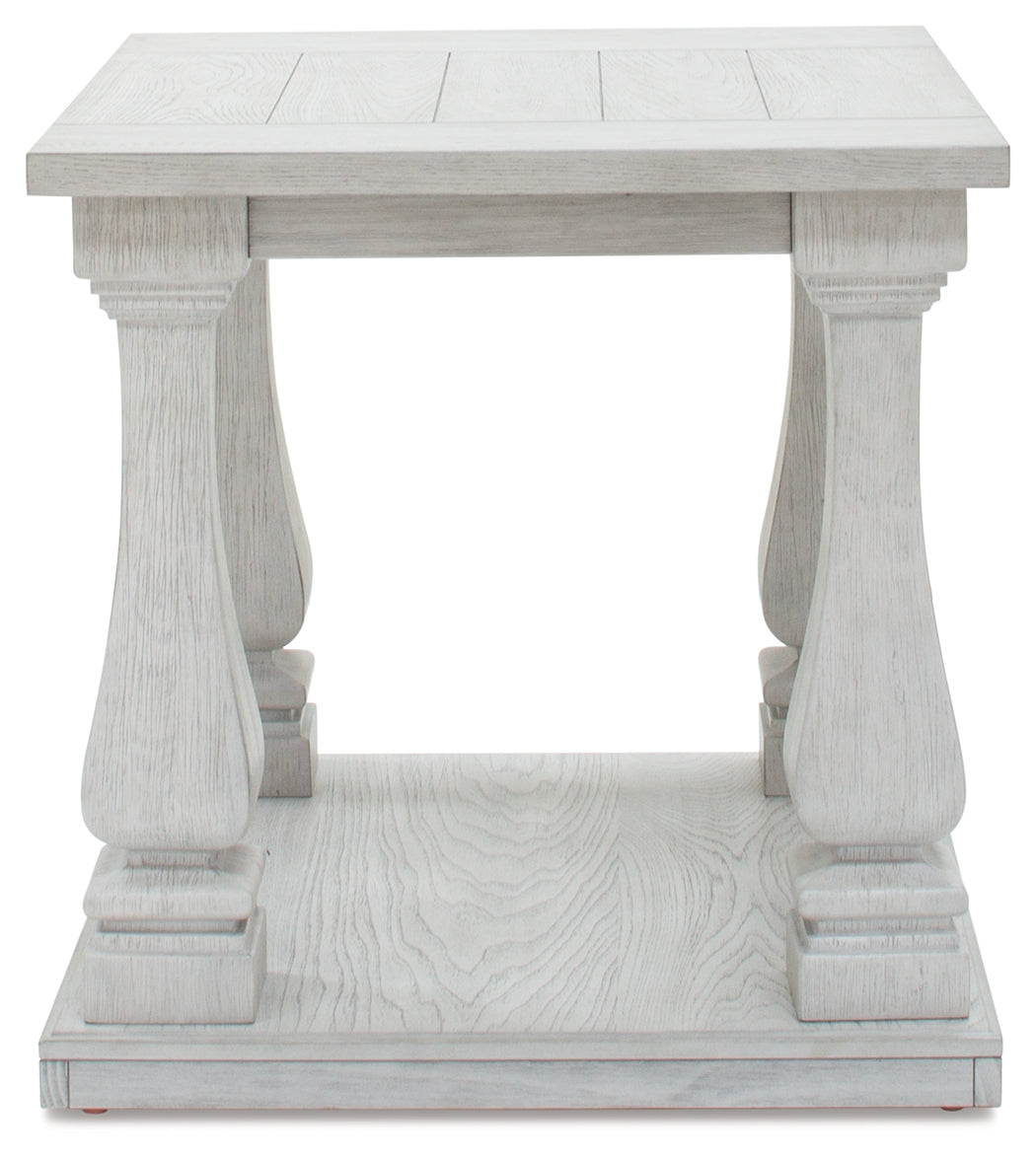 Arlendyne Antique White End Table - T747-3 - Bien Home Furniture &amp; Electronics