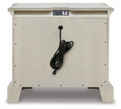ARLENDYNE Antique White Nightstand - B980-93 - Bien Home Furniture &amp; Electronics