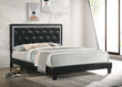 Armada Black Full Platform Bed - HH900 - Black PU Full - Bien Home Furniture & Electronics