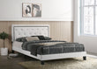 Armada White King Platform Bed - HH910 - White PU King - Bien Home Furniture & Electronics