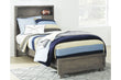 Arnett Gray Full Bookcase Bed - SET | B552-55 | B552-86 - Bien Home Furniture & Electronics