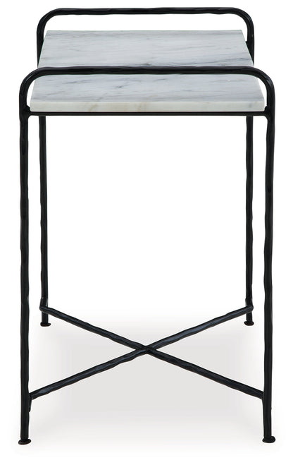 Ashber White/Black Accent Table - A4000609 - Bien Home Furniture &amp; Electronics