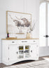 Ashbryn White/Natural Dining Server - D844-60 - Bien Home Furniture & Electronics