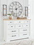 Ashbryn White/Natural Dresser - B844-31 - Bien Home Furniture & Electronics