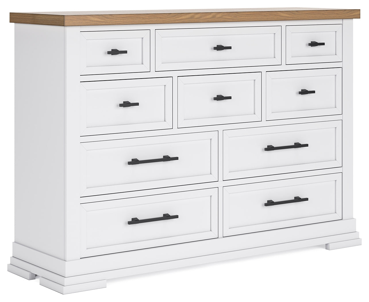 Ashbryn White/Natural Dresser - B844-31 - Bien Home Furniture &amp; Electronics