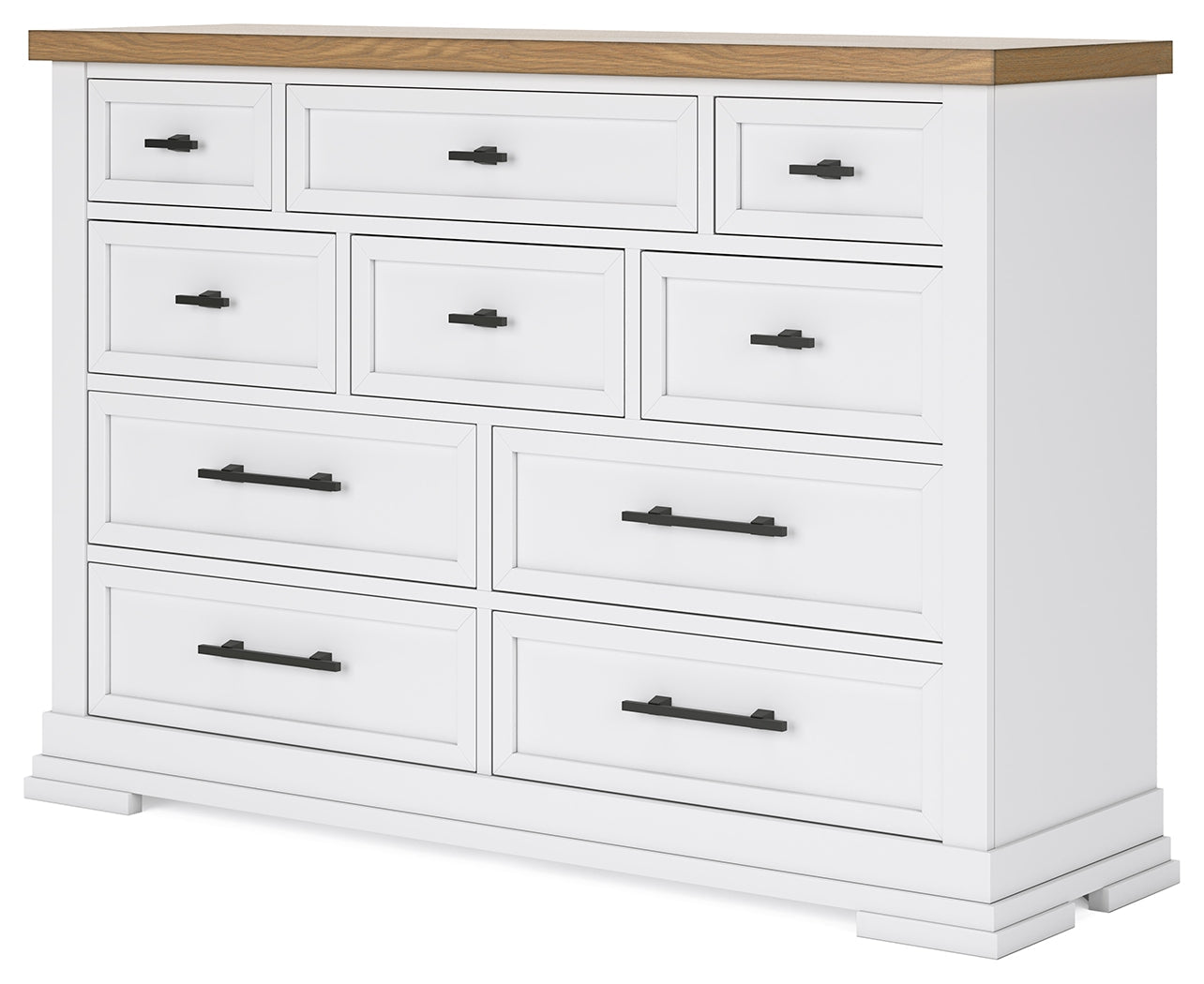 Ashbryn White/Natural Dresser - B844-31 - Bien Home Furniture &amp; Electronics