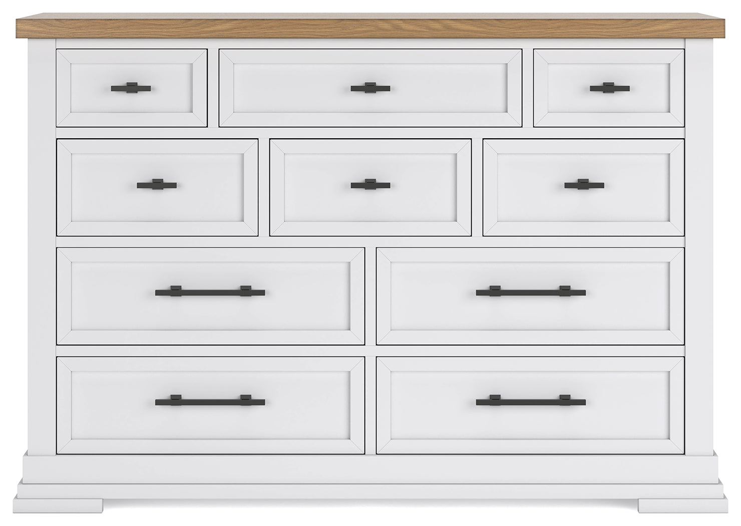 Ashbryn White/Natural Dresser - B844-31 - Bien Home Furniture &amp; Electronics